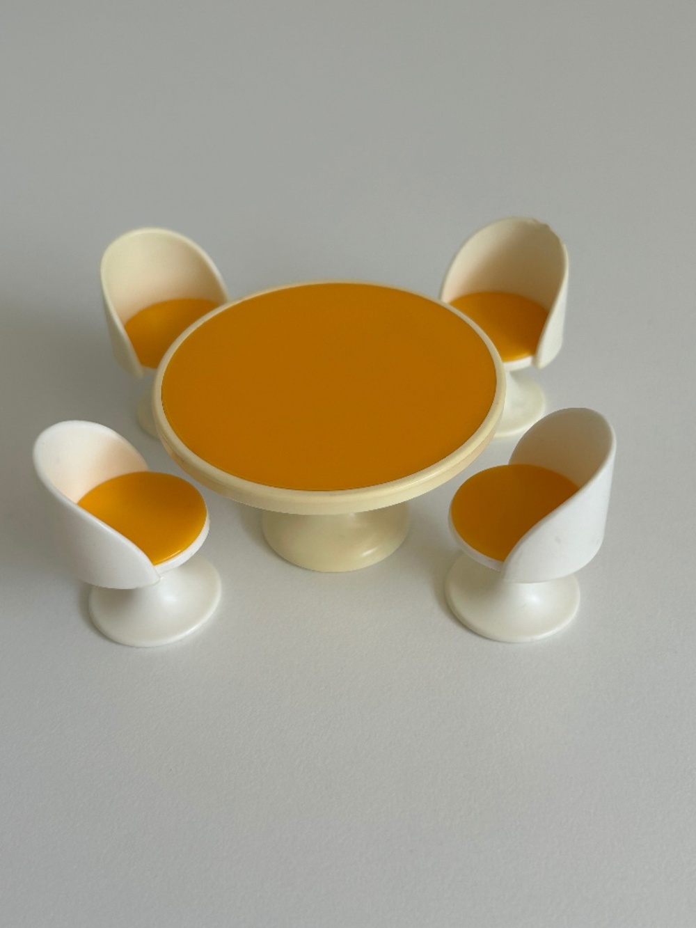 Vintage 70s 80s Fisher Price Dollhouse Decorator Set #251 Dinette Complete (18b)
